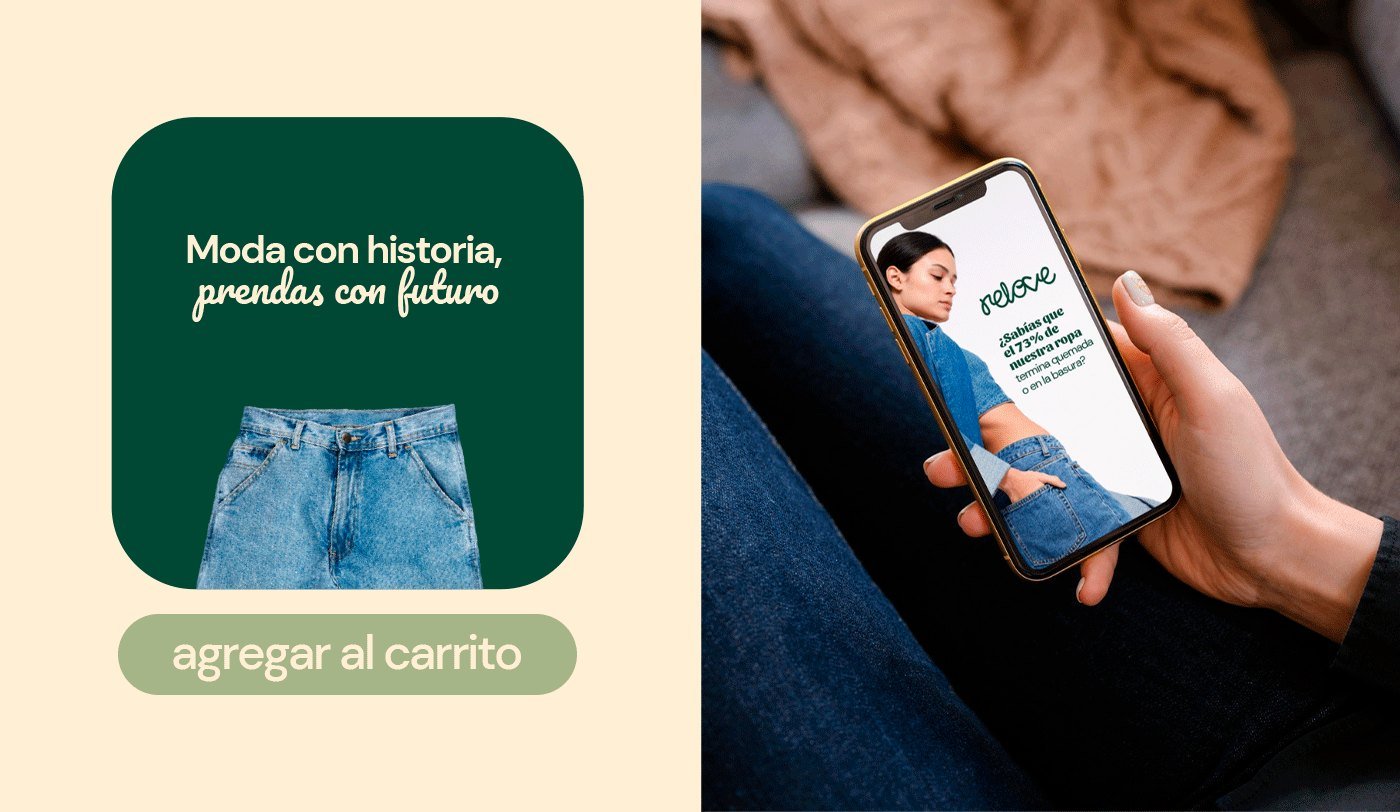 Pieza Moda con historia, prendas con futuro y publicación en redes