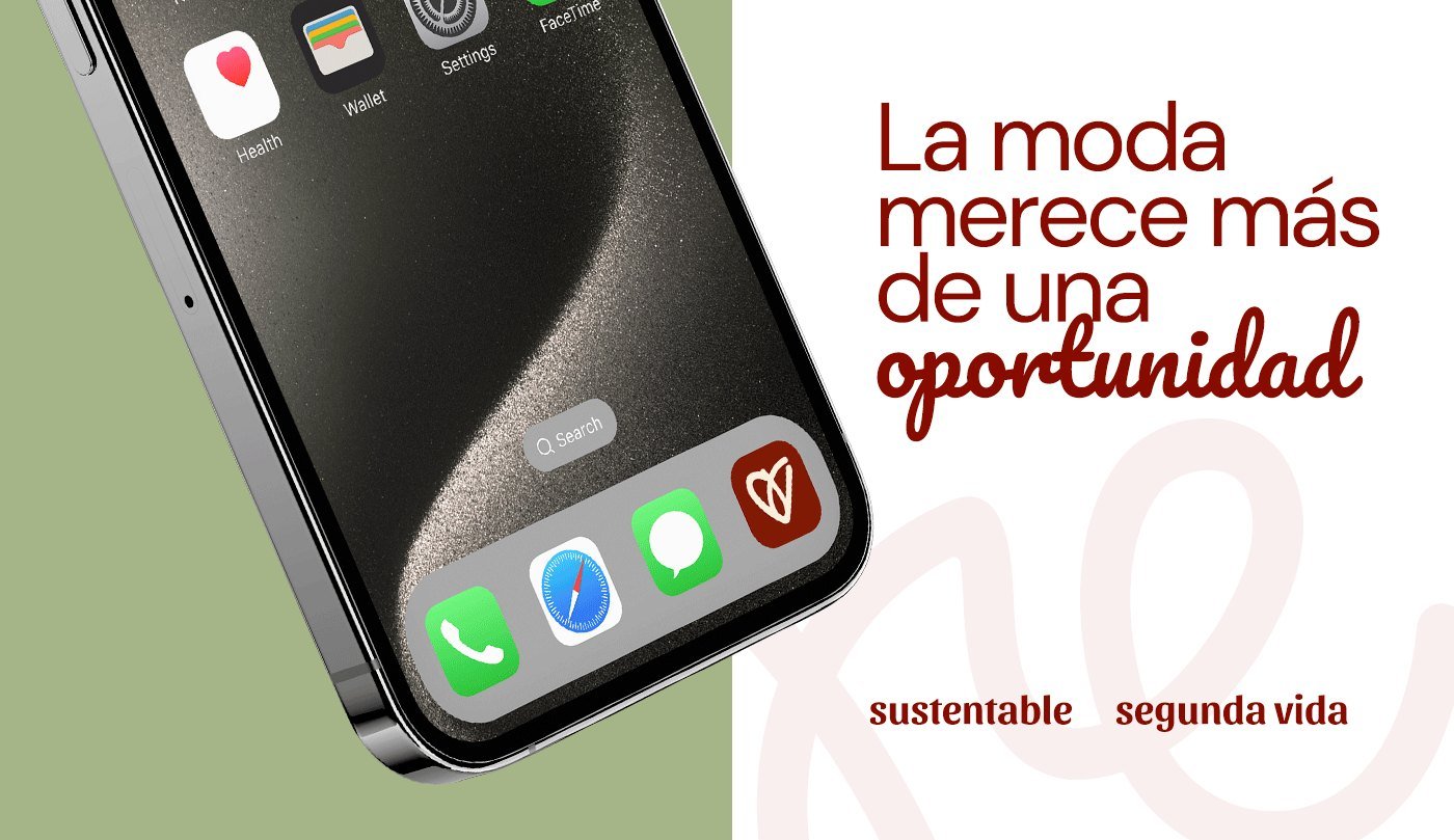 Gráfica La moda merece más de una oportunidad junto a un teléfono